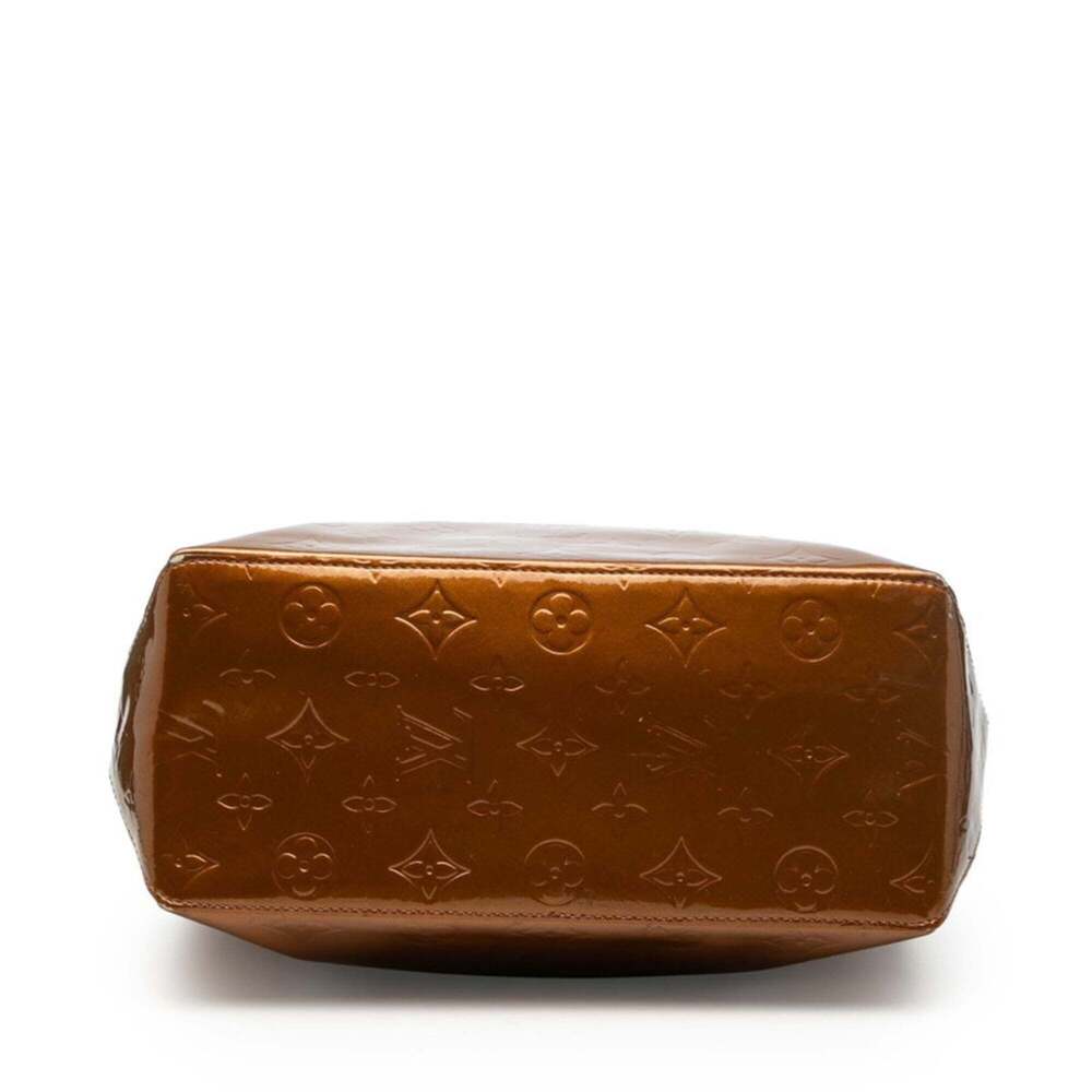 LOUIS VUITTON Authentic Brown Monogram Leather Tote Bag - Picture 3 of 6